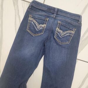 Mudd Low Rise Bootcut Jeans Size 3 Y2K Medium Wash Stretch Denim